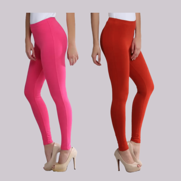 Ankle Length Cotton Lycra Leggings