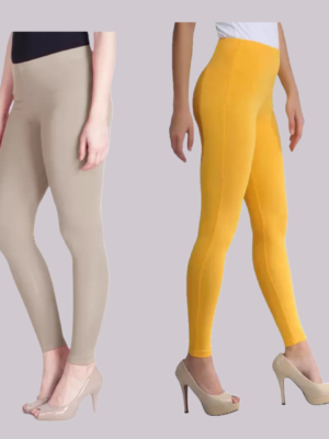 Ankle Length Cotton Lycra Leggings